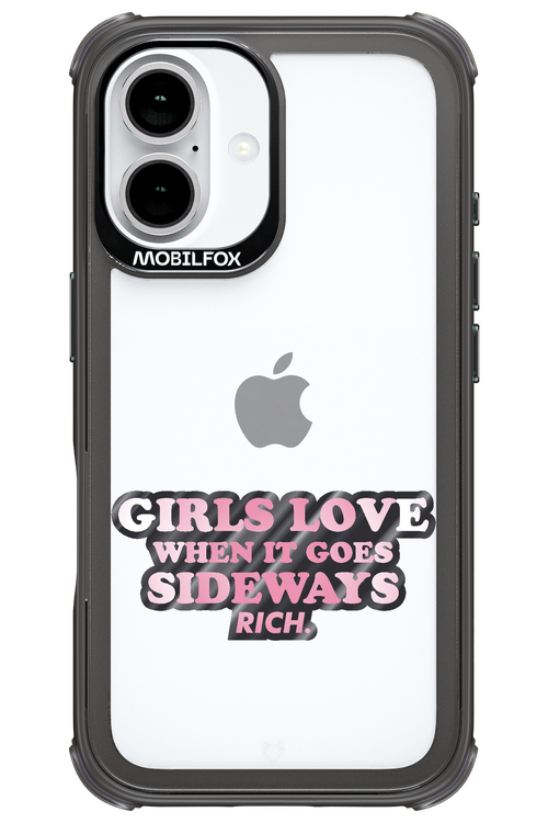 When it goes sideways - Apple iPhone 16