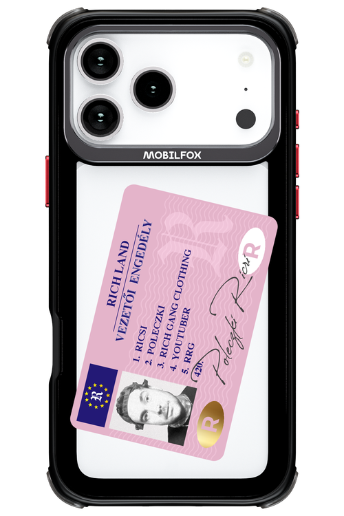 Vezetői engedély - Apple iPhone 17 Pro Max