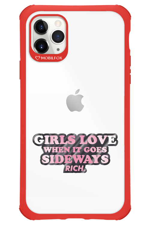 When it goes sideways - Apple iPhone 11 Pro Max