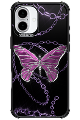 Butterfly Necklace - Apple iPhone 16 Plus