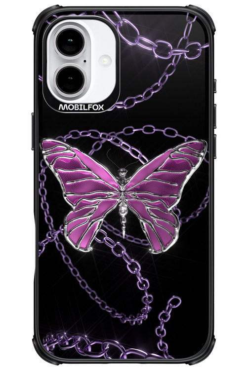 Butterfly Necklace - Apple iPhone 16 Plus