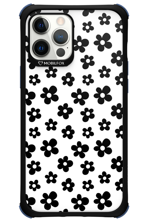 Monochrome Flowers  - Apple iPhone 12 Pro Max