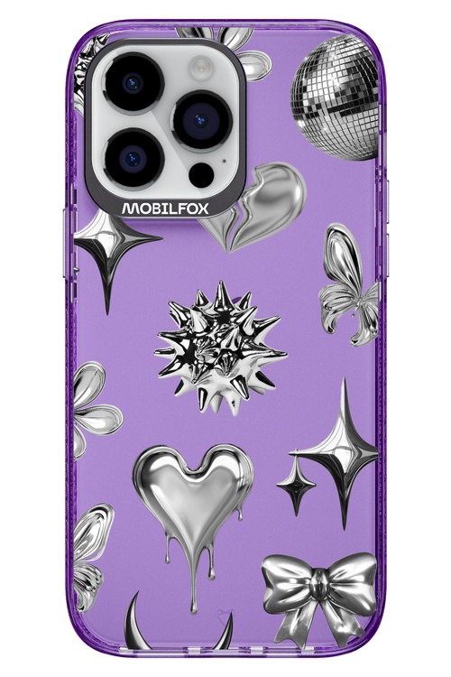 Silver Zone Transparent - Apple iPhone 14 Pro Max
