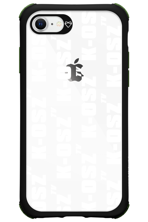 K-osz Transparent White - Apple iPhone 8