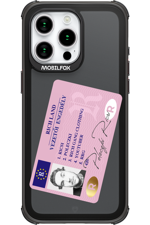 Vezetői engedély - Apple iPhone 15 Pro Max