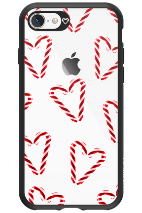 Candy Cane Hearts - Apple iPhone 8