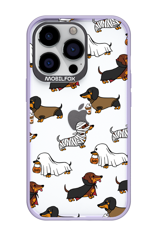 Scary Dachshund (Transparent) - Apple iPhone 13 Pro