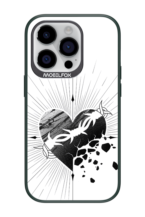 Fekete Szív - Apple iPhone 14 Pro