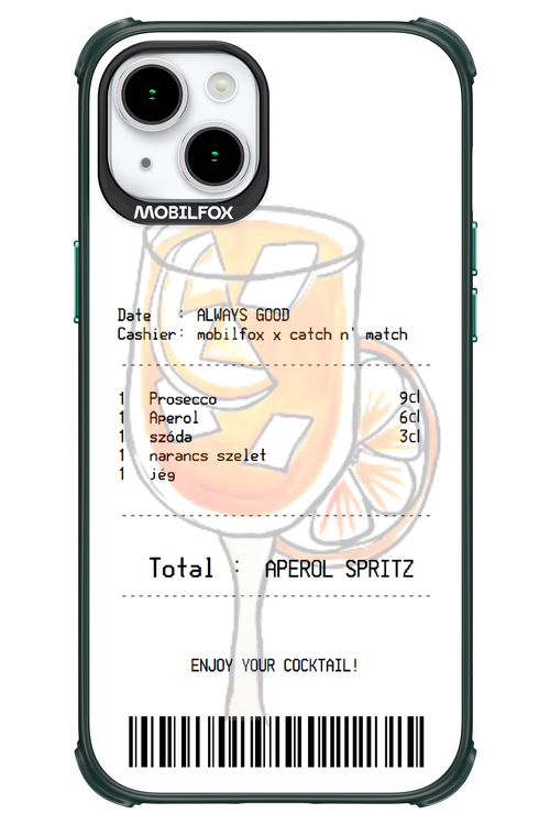 aperol spritz koktél - Apple iPhone 15 Plus