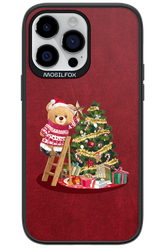 Christmas Bear (Burgundy) - Apple iPhone 14 Pro Max