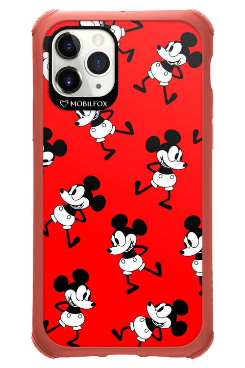 Iconic Mouse (red pattern) - Apple iPhone 11 Pro