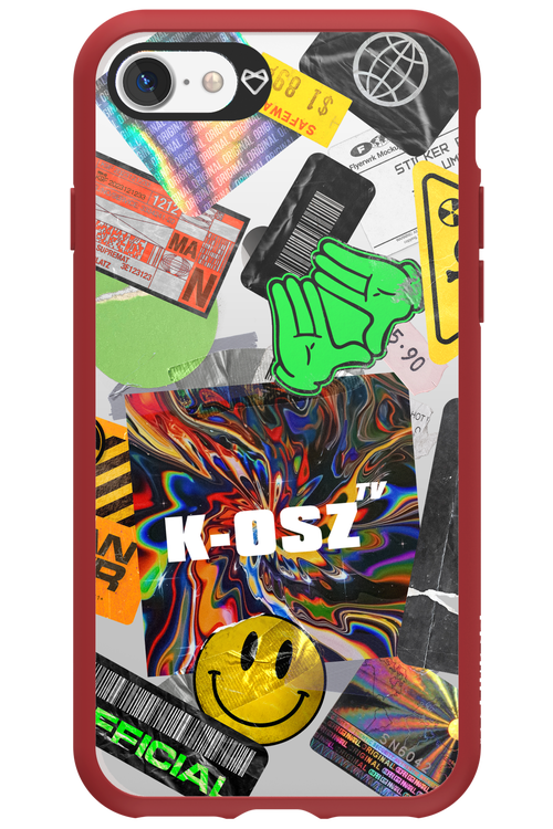 K-osz Sticker Transparent - Apple iPhone 7