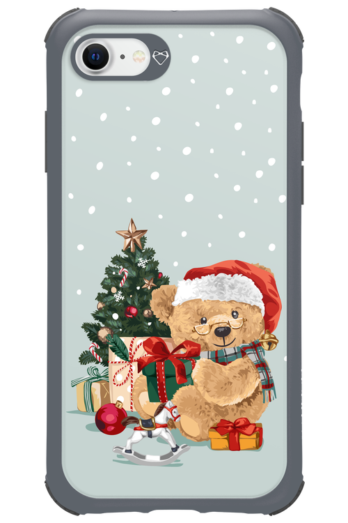 Merry Christmas Bear - Apple iPhone 8