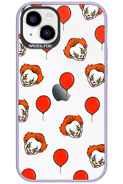 Mystery Clown (Transparent) - Apple iPhone 15 Plus