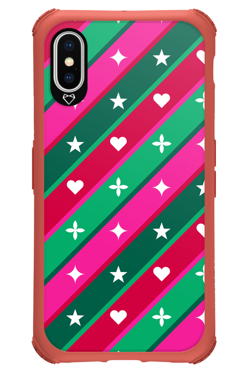Christmas Stripes - Apple iPhone XS
