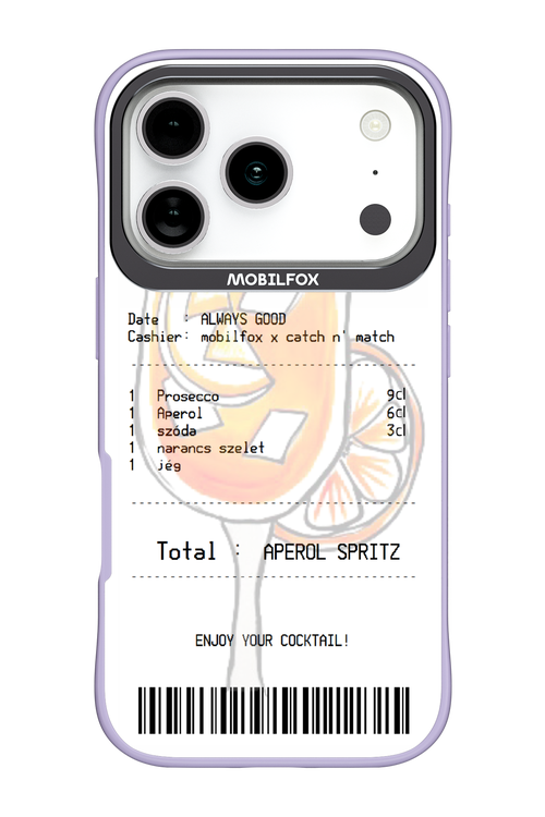 aperol spritz koktél - Apple iPhone 17 Pro