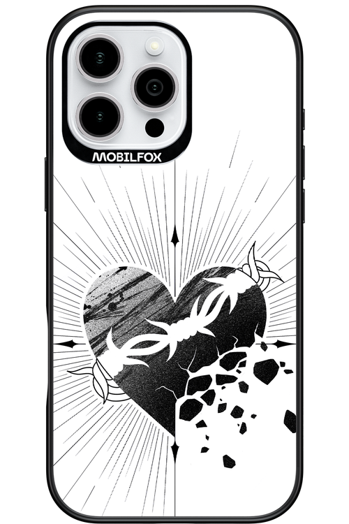 Fekete Szív - Apple iPhone 16 Pro Max