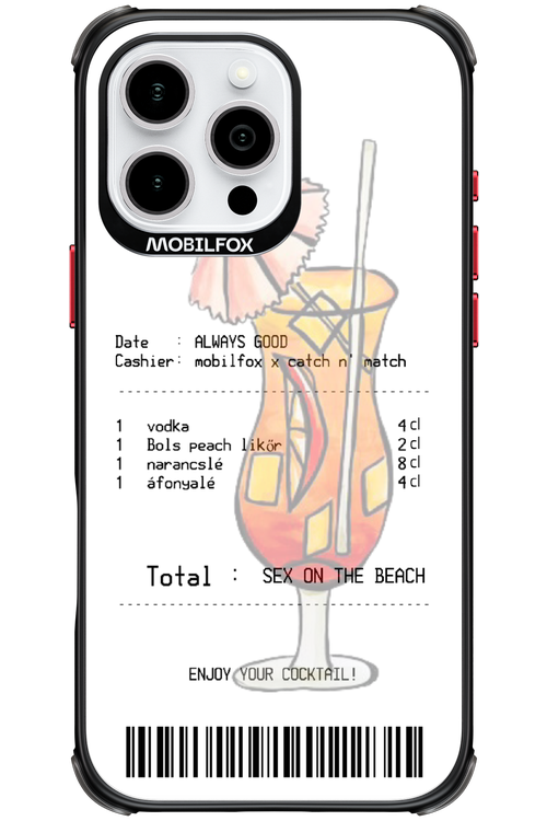 sex on the beach koktél - Apple iPhone 16 Pro Max