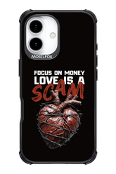 Focus on money, love is a scam - Apple iPhone 17