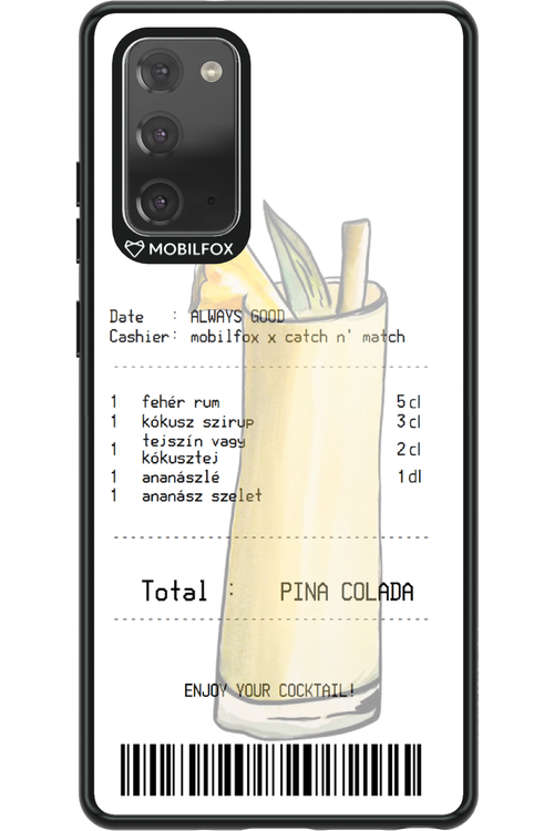 pina colada koktél - Samsung Galaxy Note 20