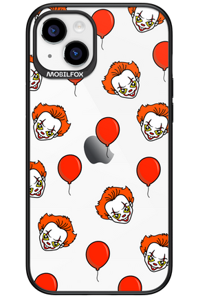 Mystery Clown (Transparent) - Apple iPhone 15 Plus