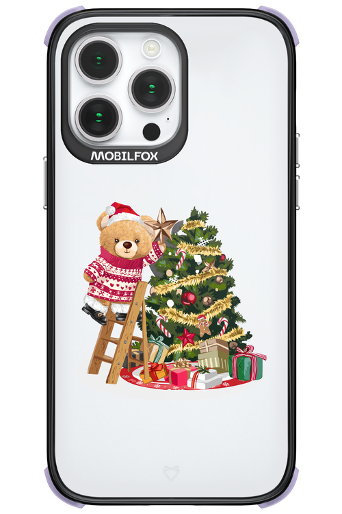 Christmas Bear (Transparent) - Apple iPhone 14 Pro Max