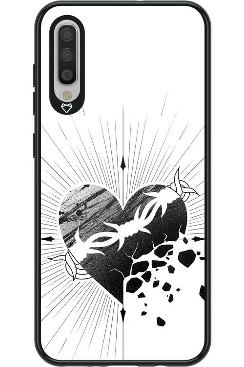 Fekete Szív - Samsung Galaxy A70