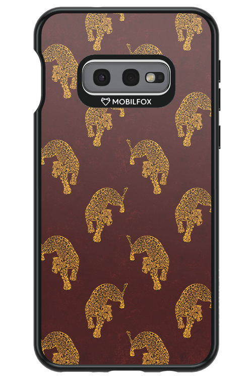 Burgundy Leopard Pattern - Samsung Galaxy S10e