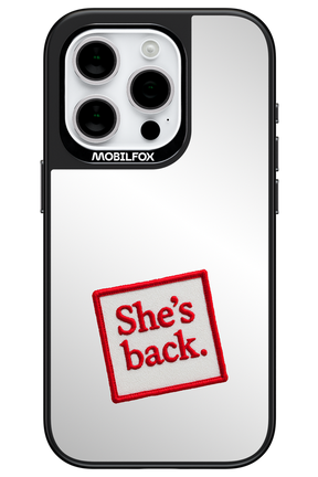 She's Back Mirror - Apple iPhone 15 Pro