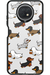 Scary Dachshund (Transparent) - Xiaomi Redmi Note 9T 5G