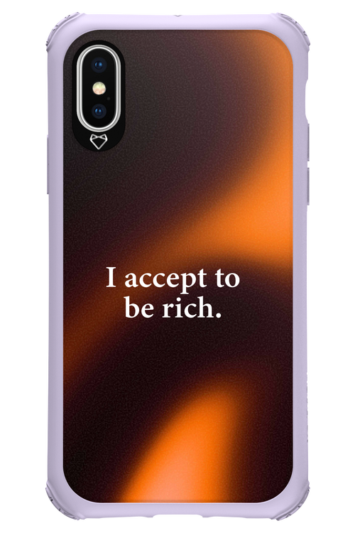 I accept to be rich - Apple iPhone XS
