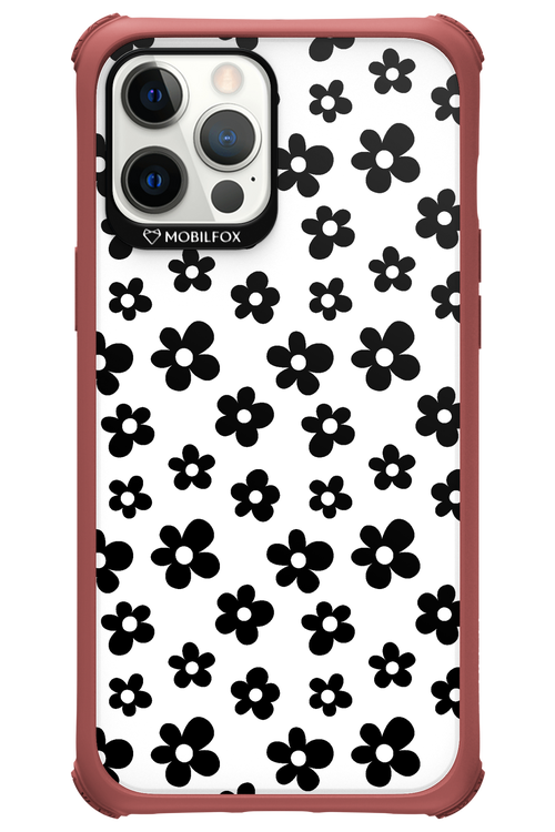Monochrome Flowers  - Apple iPhone 12 Pro Max