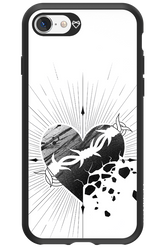 Fekete Szív - Apple iPhone 8