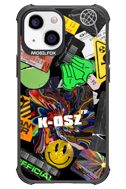 K-osz Sticker Black - Apple iPhone 13 Mini