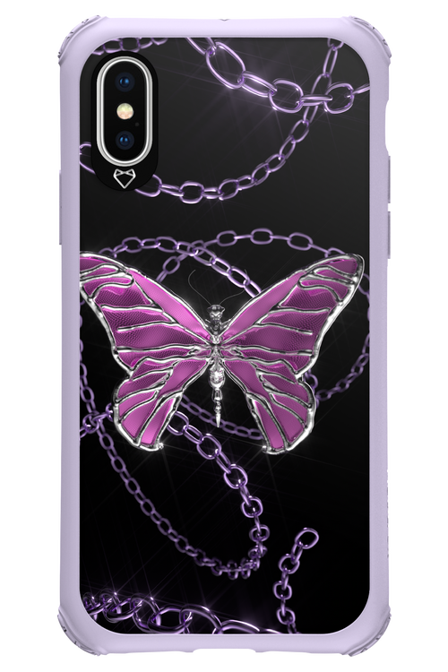 Butterfly Necklace - Apple iPhone X