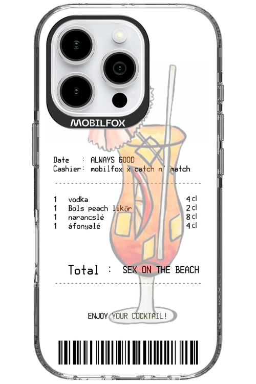 sex on the beach koktél - Apple iPhone 16 Pro