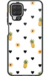 Ananas Heart White - Samsung Galaxy A12