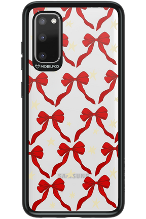 Bow & Stars (Transparent) - Samsung Galaxy S20