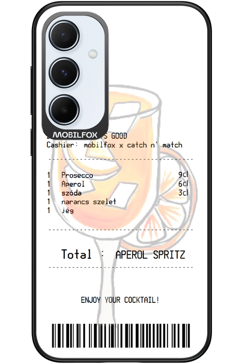 aperol spritz koktél - Samsung Galaxy A55