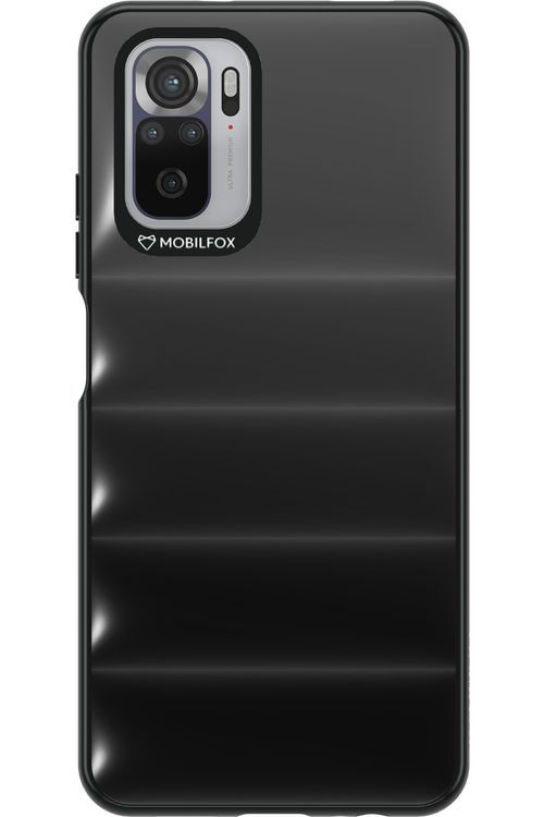 Black Puffer Case - Xiaomi Redmi Note 10