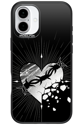 Fehér Szív - Apple iPhone 16 Plus