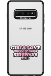 When it goes sideways - Samsung Galaxy S10+