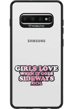 When it goes sideways - Samsung Galaxy S10+