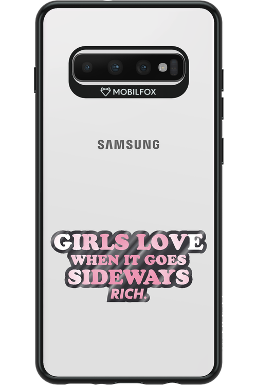 When it goes sideways - Samsung Galaxy S10+