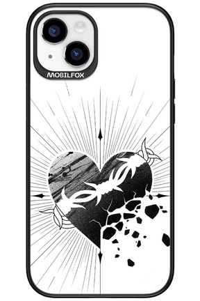 Fekete Szív - Apple iPhone 15 Plus