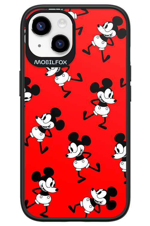 Iconic Mouse (red pattern) - Apple iPhone 14