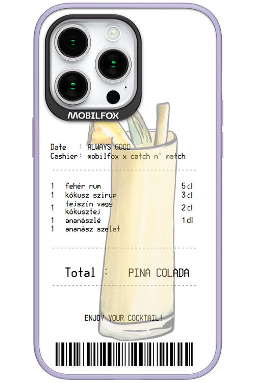 pina colada koktél - Apple iPhone 15 Pro Max
