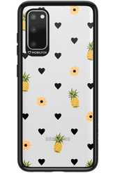 Ananas Heart Transparent - Samsung Galaxy S20