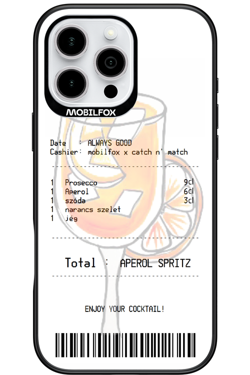 aperol spritz koktél - Apple iPhone 16 Pro Max