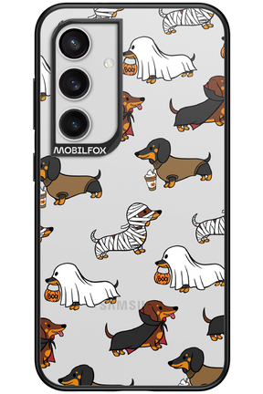 Scary Dachshund (Transparent) - Samsung Galaxy S24